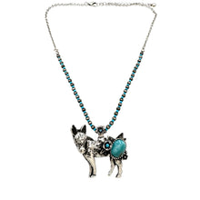 Sheep Farm Animal Western Navajo Turquoise Beads Necklace: