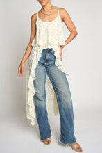 Ivory Lace Hi Low Cami