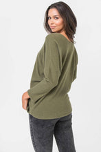 Olive Knit Top