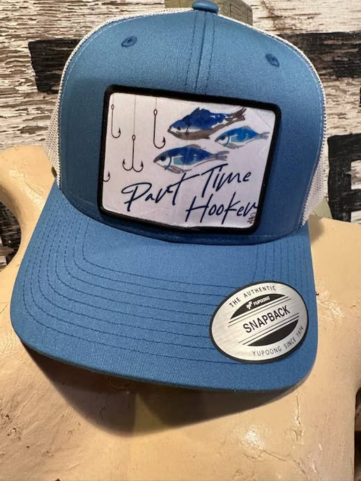 Part Time Hooker Hat: Navy and White