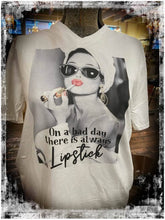 Tan On a Bad Day There is Always Lipstick Tee
