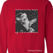 Heather Green Believe In The Magic Of Christmas Crewneck Sweatshirt
