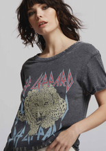 Vintage Black Def Leppard Love Bites Burnout Tee