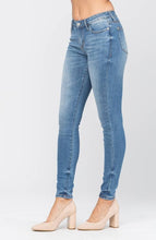 Medium Pin Tacked Skinny Judy Blue Jeans