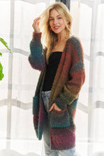 Rust Olive Multi Ombre Cardigan