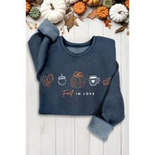 Mineral Black Fall In Love Sweatshirt