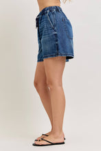 Dark High Waist Featherweight Baggy Judy Blue Shorts