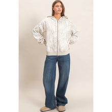 Grey Tree Camouflage Zip-Up Hoodie