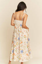 Ivory Floral Lace DD Maxi Dress