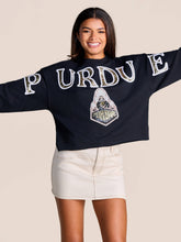Purdue The Stadium Sequin Crewneck