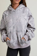 Grey Tree Camo Printed Hoodie