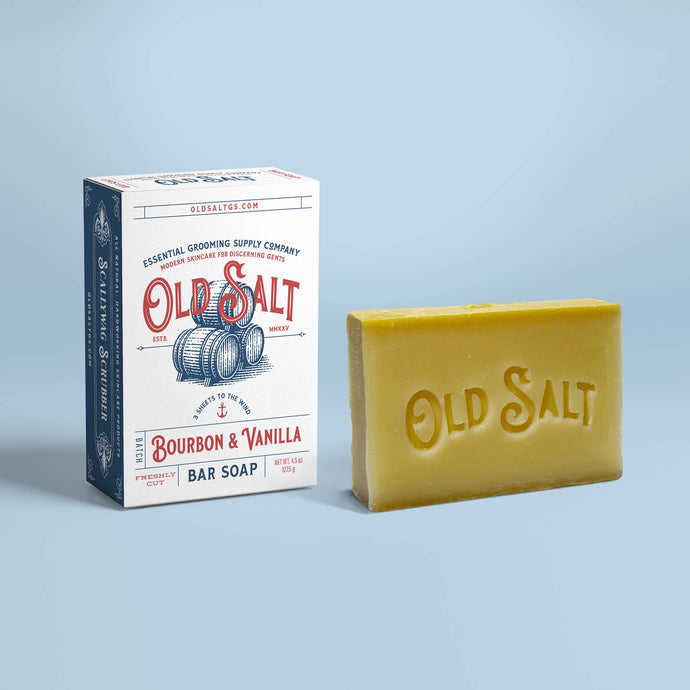 Bourbon & Vanilla Old Salt Boxed Bar Soap