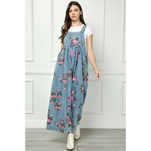 Painted Floral Sleeveless Veveret Jumper