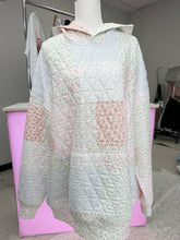 Quilted Pastel Sunkised Coconut Hoodie