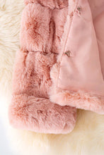 Furr puffy jacket, luxuries blush jacket