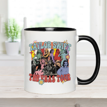 Taylor Swift The Eras Tour Coffee Mug: 11 oz / Black handle/rim