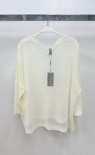 Ivory Lightweight Open Knit Venti Sweater