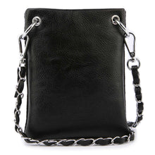 Silver Rhinestone Covered Petite Crossbody Sling
