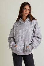 Grey Tree Camo Printed Hoodie