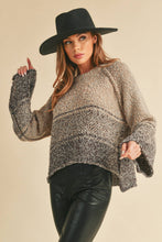 Oat Brown Fraya Ombre Sweater