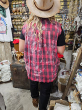 Buffalo Red Distressed Rare Bird Vest