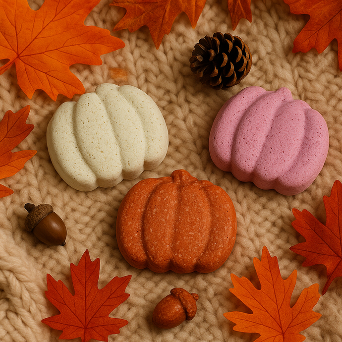 Fall Pumpkin Bath Butter Bombs w/ Shea & Cocoa Butter