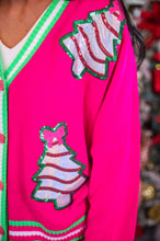 Pink Bow Christmas Treat Cardigan