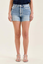 Light High Waist Judy Blue Slim Shorts W/ Foil Seams