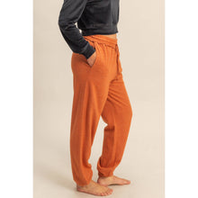 Baked Clay Reverse Seam High-Waisted HYFVE Jogger Pants