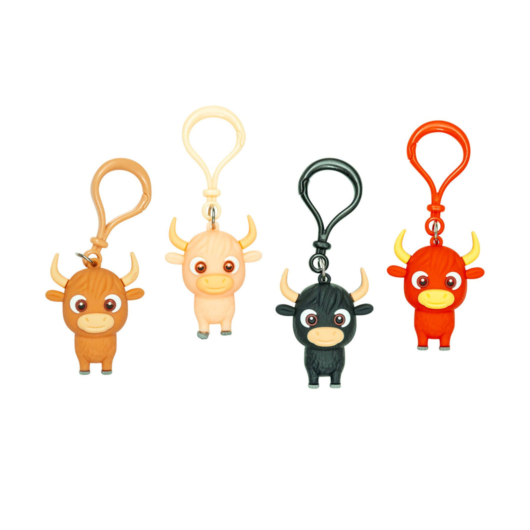 HIGHLAND COW BACKPACK BUDDY KEYCHAIN     24/TB