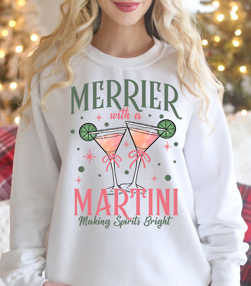 Natural Merrier with a Martini  Tee