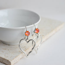 Corazon Heart Rachel Marie Earrings: Siam