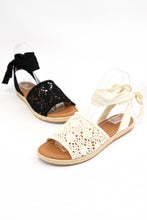 Beige Renata Lace Up Sandals