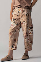 Multi Vintage Rose Print Wide Leg Urban Daizy Jeans