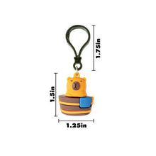CAPYBARA BACKPACK BUDDY KEYCHAIN   24/BG