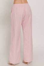 Blush Eyelet Woven Long Pants