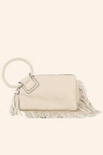 Stone Fringe Cuff Clutch Tassel Wristlet Clutch Bag