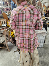 Pink Plaid Rare Bird Snapfront
