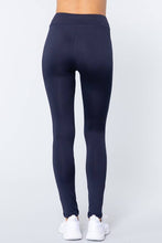 Dark Navy Workout Ankle Length Pants