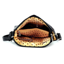Black Glamorous Rhinestone Design Crossbody Sling