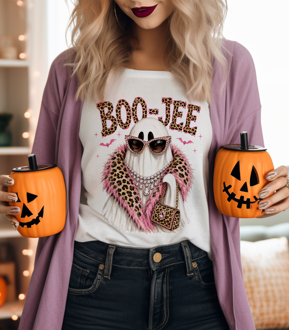 Natural Boojee Ghost Boa Tee
