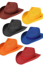 C.C College Team Color Summer Cowboy Hat: Royal