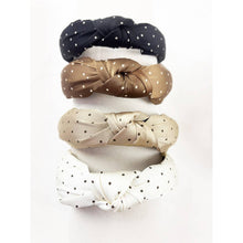 Polka Dot Knotted Headband: MIX COLOR / ONE(12)