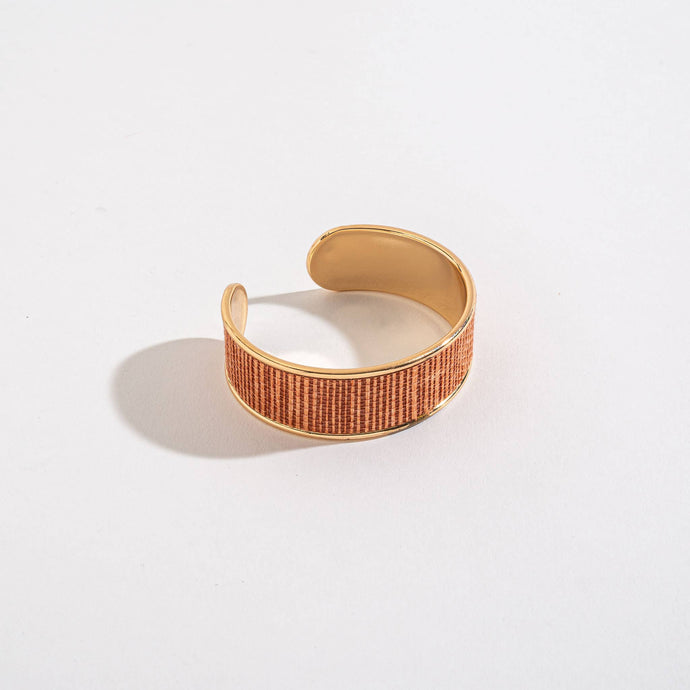 Orange Harper Cuff Bracelet Beach Jewelry