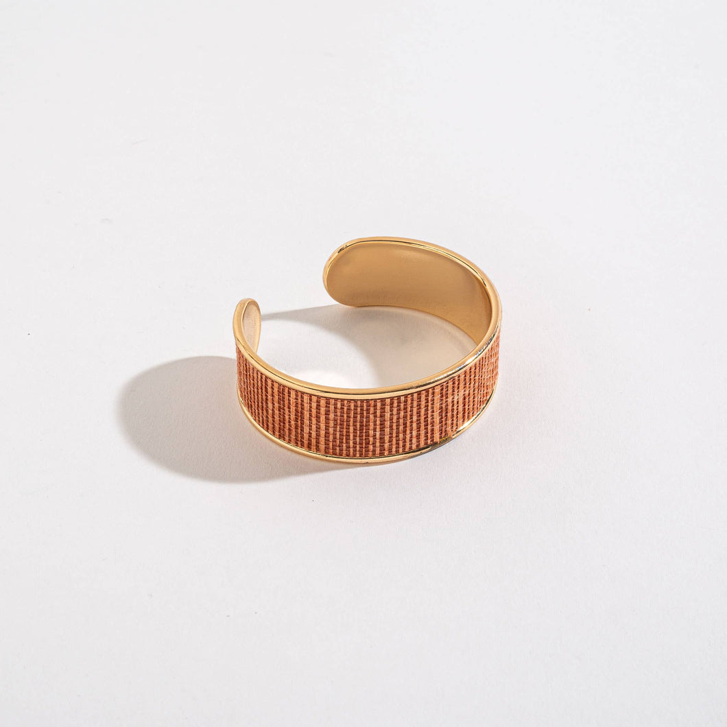 Orange Harper Cuff Bracelet Beach Jewelry
