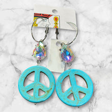 Orange Earrings-peace