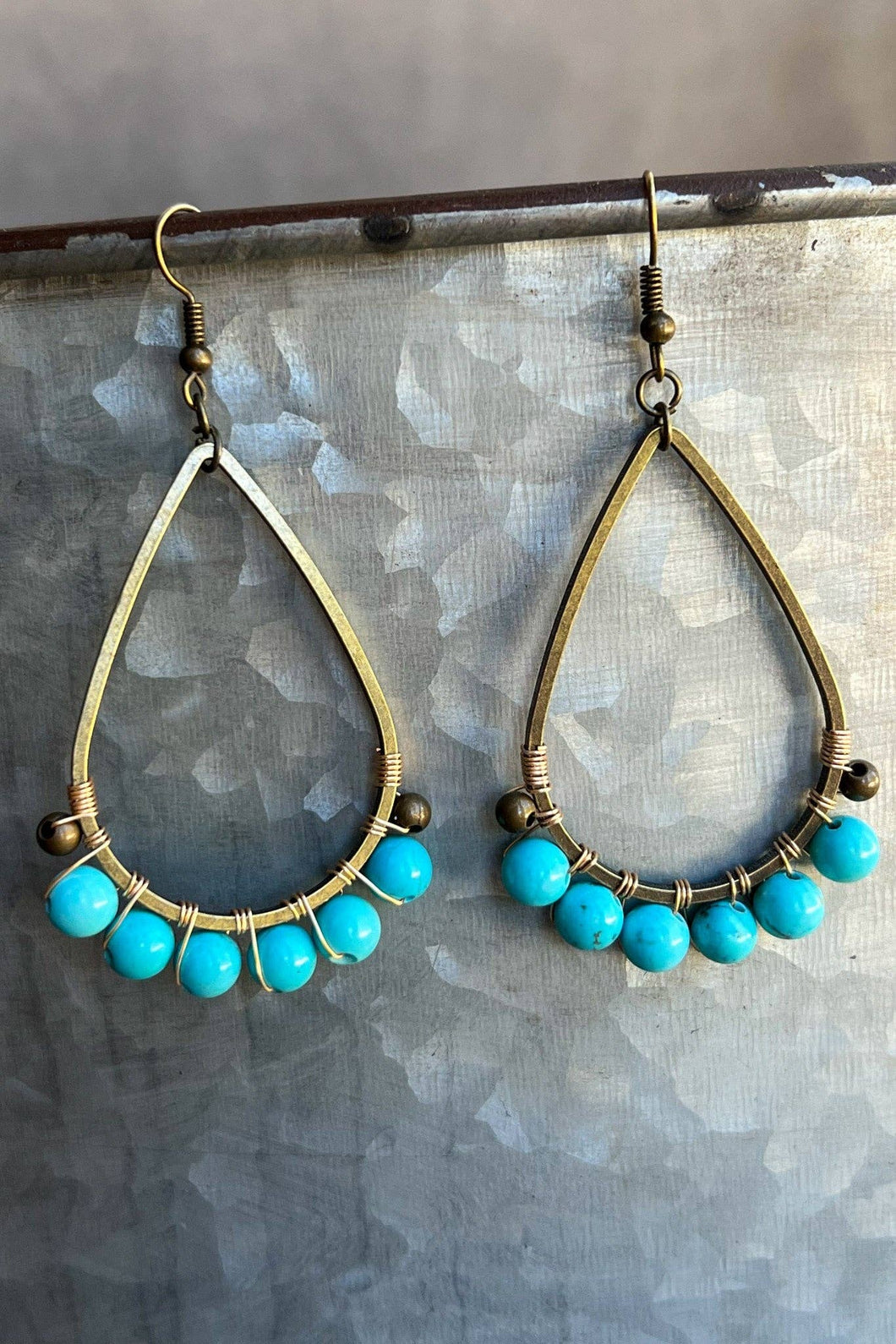 Cody Earrings Turquoise