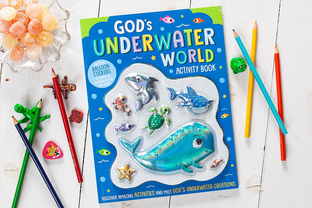 God’s Underwater World Activity Book (Ages 3+)
