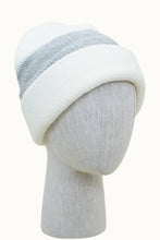 Black Ombre Heathered Slouchy Cuffed Unisex Beanie