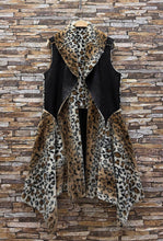 Black Leopard Coat